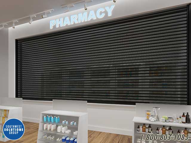 rolling security shutter pharmacy