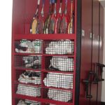 shelving drawers athletic storage