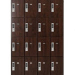 spa gym wood laminate lockers