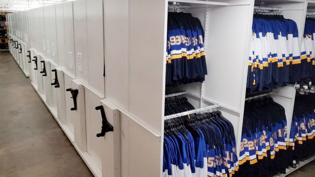 storage for hockey jerseys