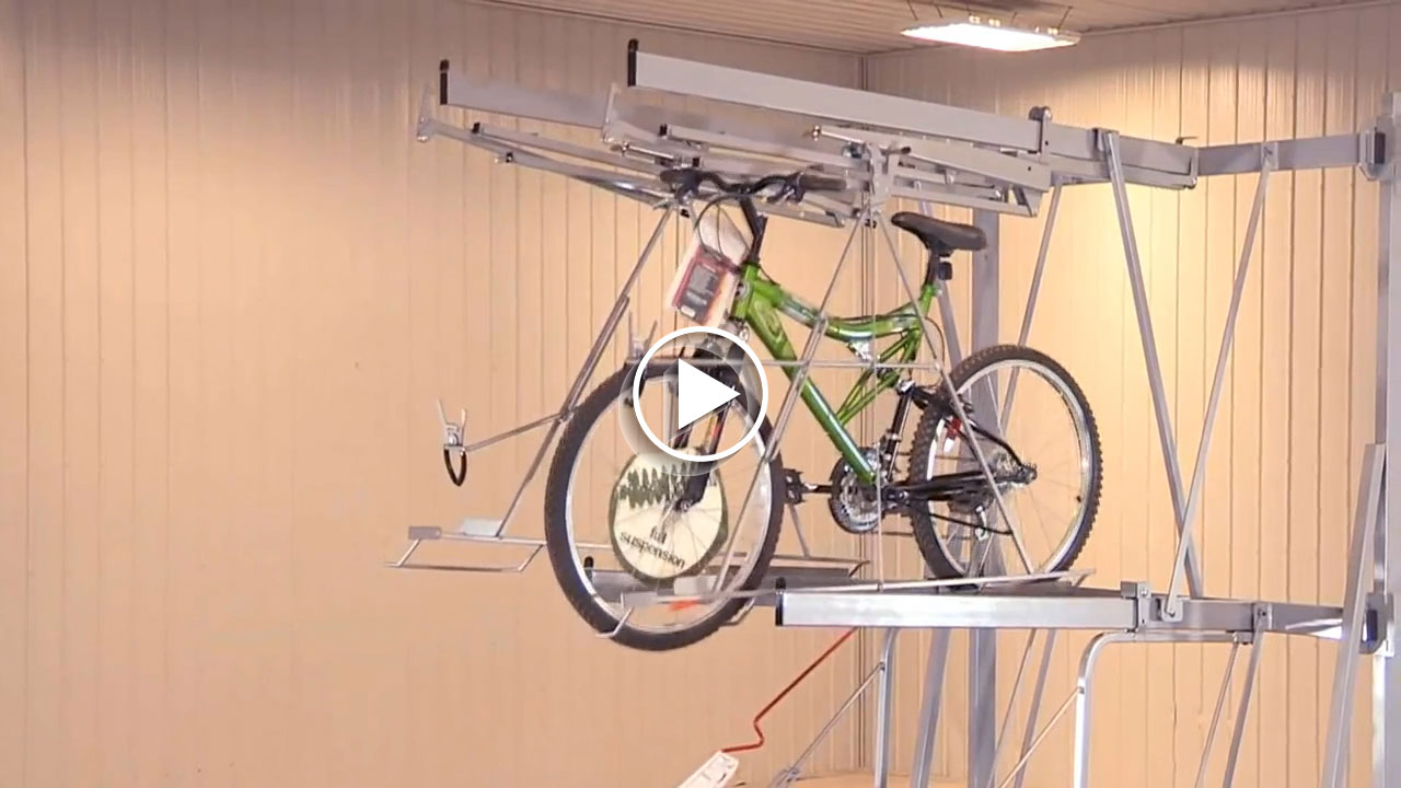 Vertical Bike Storage Racks Video