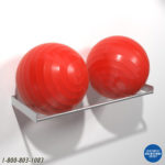 wall storage rack stability balls