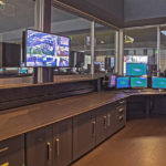 Law enforcement workstation furniture command center