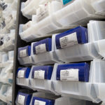 athletic medical supply storage bins