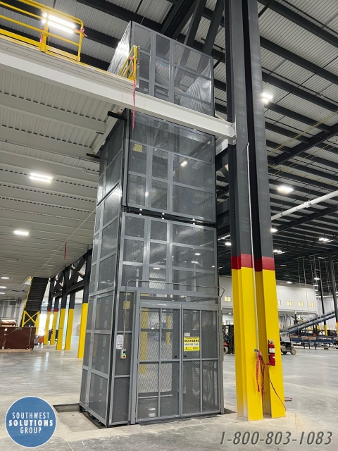 automotive freight lift mezzanine