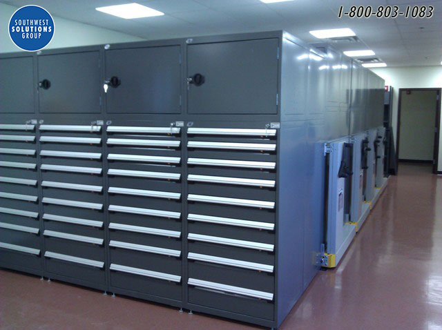 automotive mobile high density cabinets