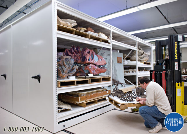 compact bulk racks museum storage