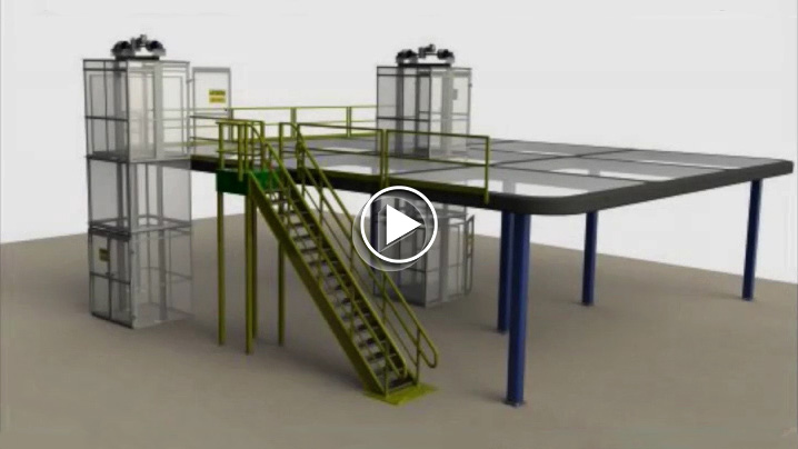 Mezzanine Vertical Lift