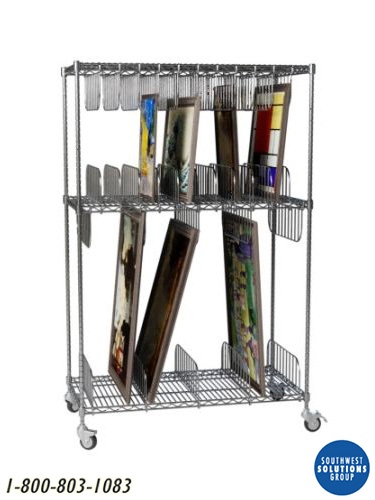 Mobile Artwork Storage - Storage Essentials - Professional storage  solutions that include Mobile Shelving, Picture Racking and Medical Storage