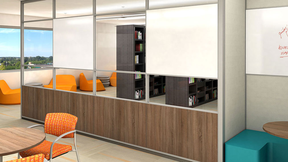 movable walls help adapt to changing floorplans