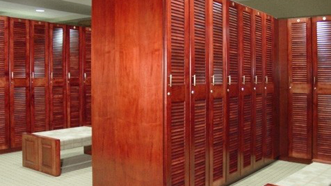 ski gear lockers