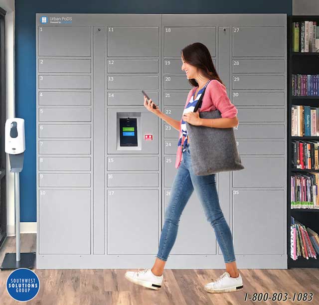 smart book lockers library