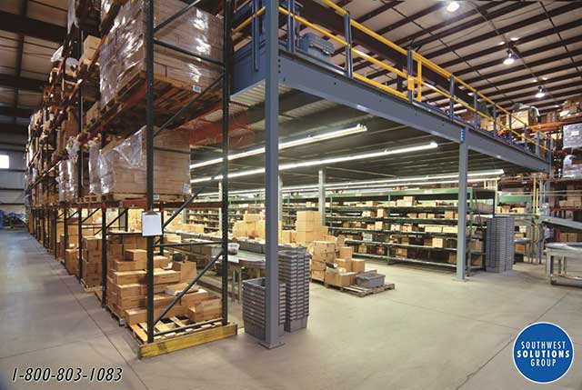 structural mezzanine automotive parts department