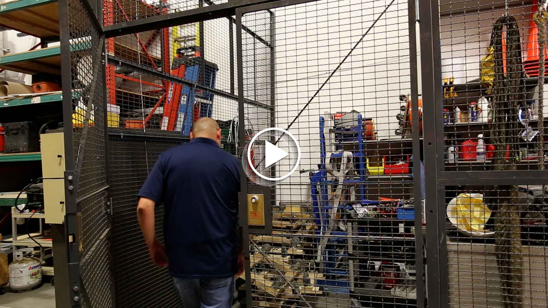 Wire Partition Cage Video