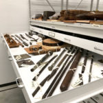 artifact storage drawers museum