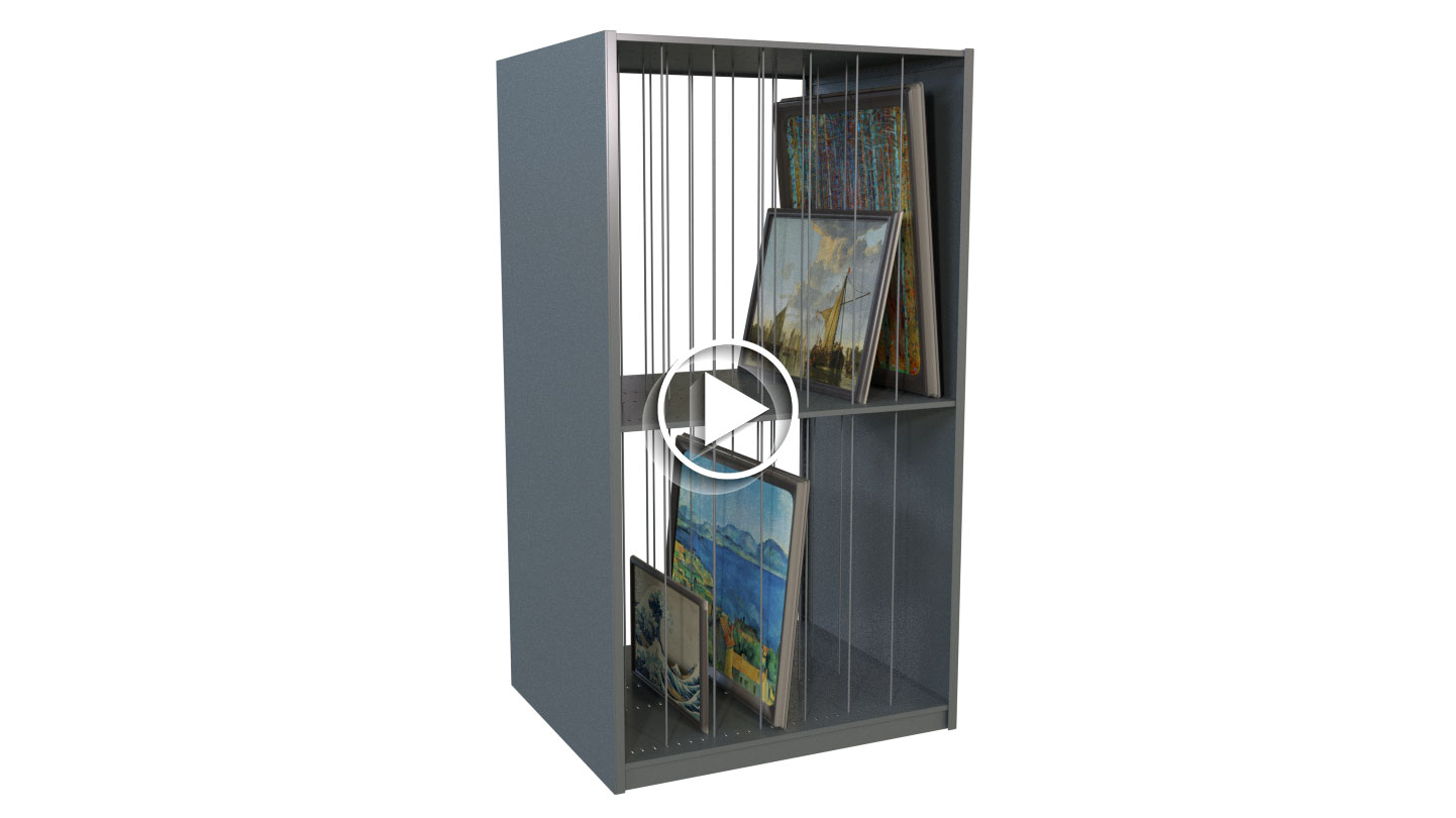 canvas painting storage racks