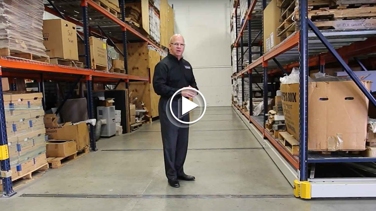 Compact Pallet Racks Safety Sweeps