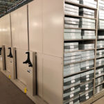 compact storage archival box racks