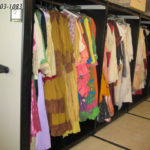 costume storage racks museum textiles