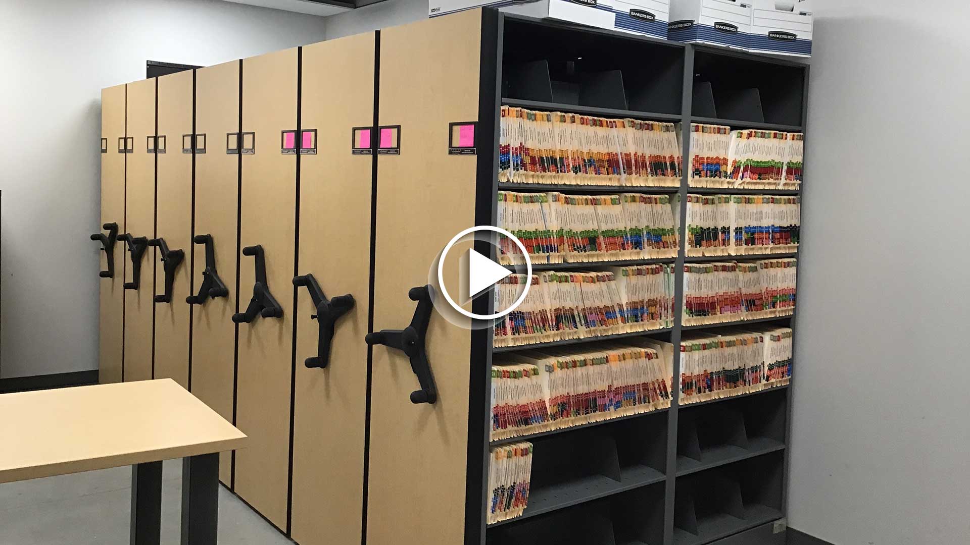 HIPAA Compliant Medical Records Shelving