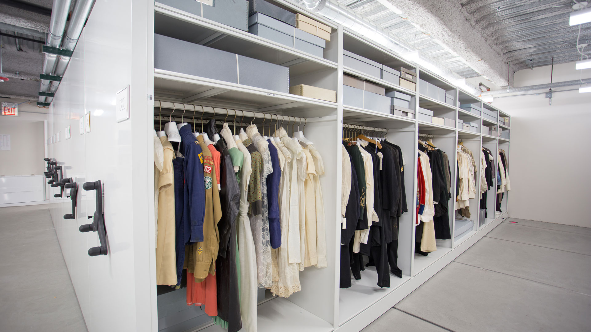 lhigh density museum wardrobe storage