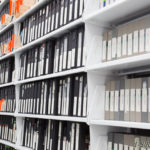 mobile storage archive video tape shelving