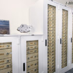 museum cabinets visible glass doors