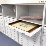 museum drawers artwork storage