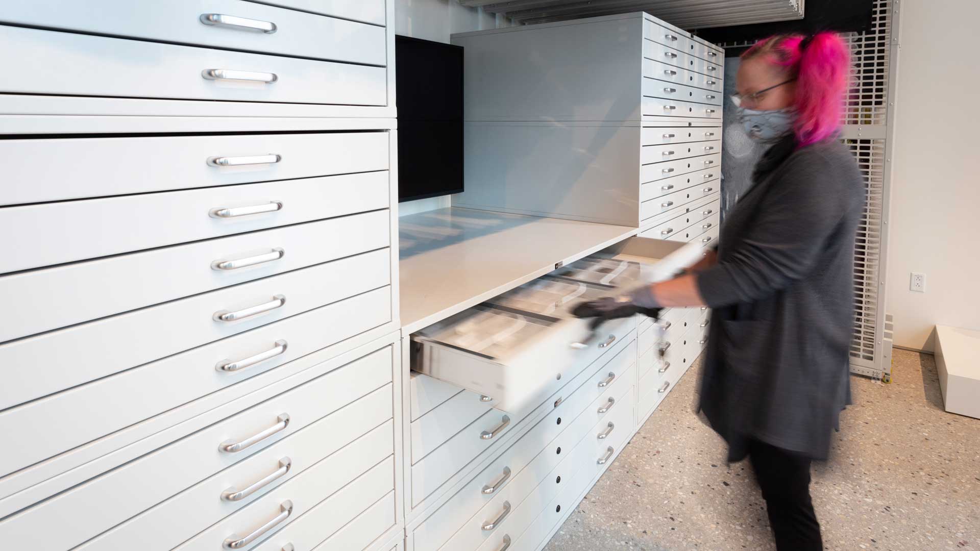 Museum Flat File Cabinet