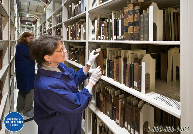 museum rare book storage