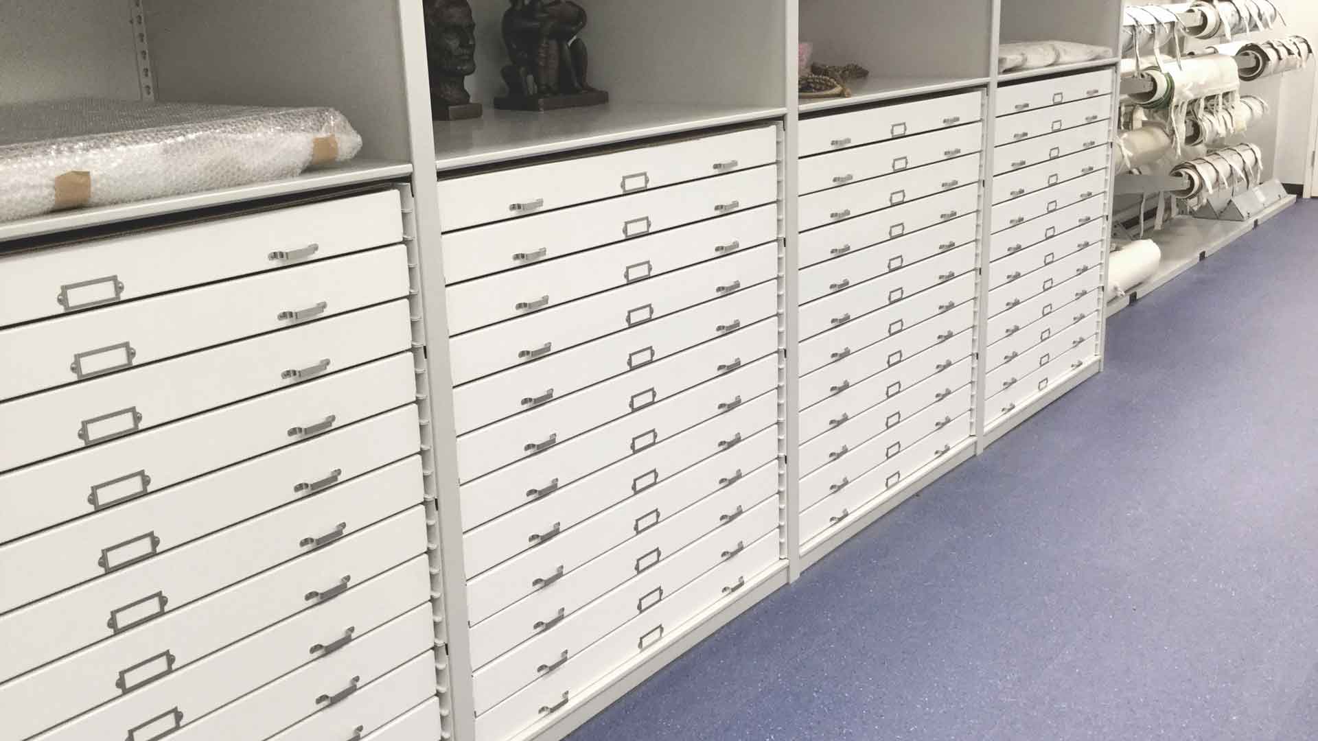 museum storage shelving