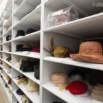 museum textile storage hats grament racks