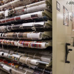 museum textile storage high density racks