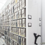 musuem storage compact film shelving