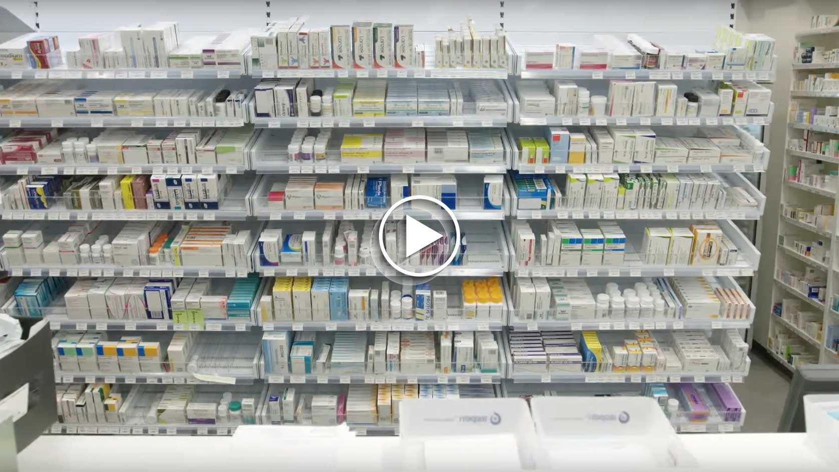 Pharmacy Shelving System