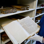 preserving rare books storage shelving