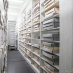 storing manuscripts work on paper shelving