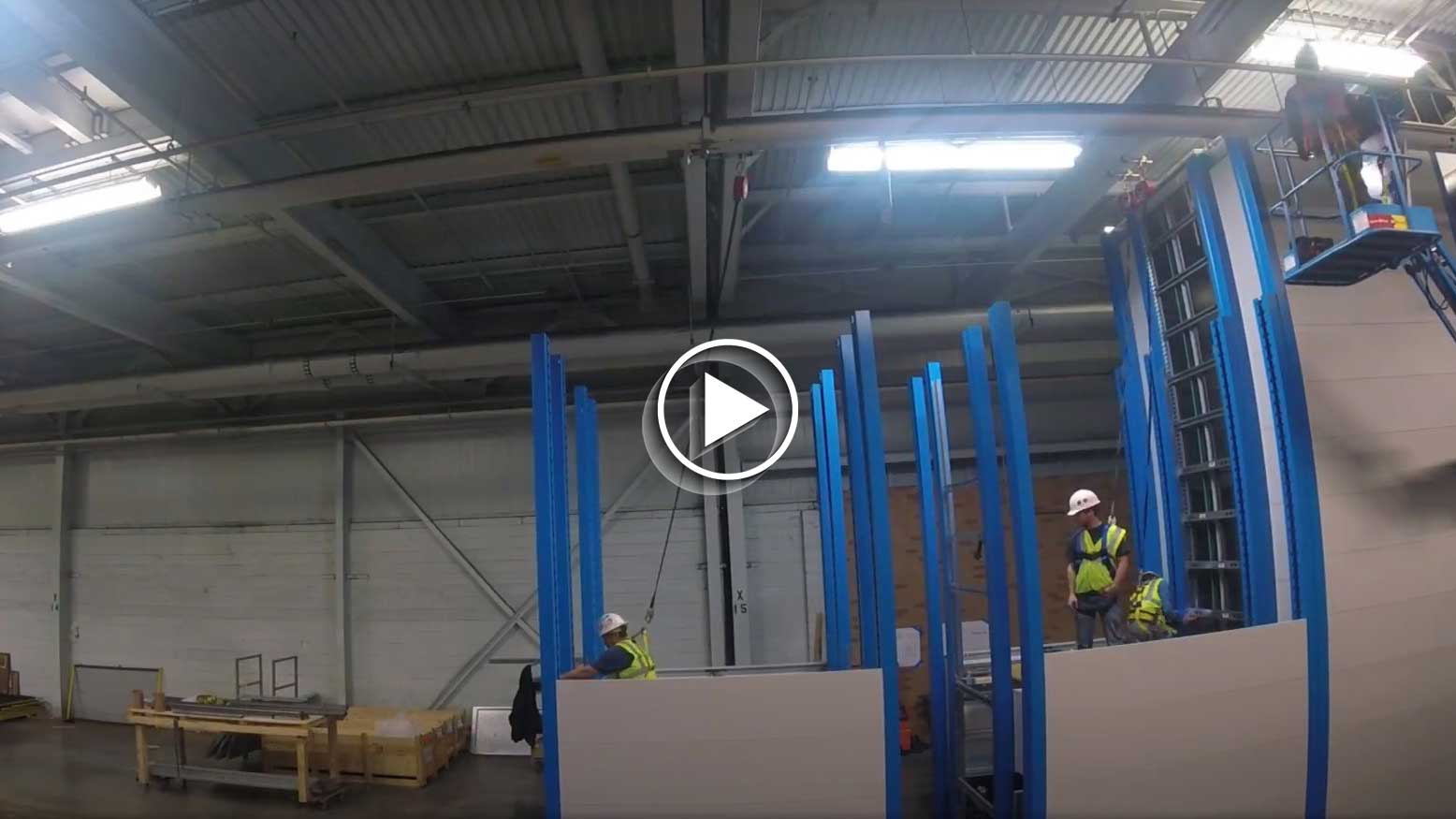 Vertical Lift Module Installation