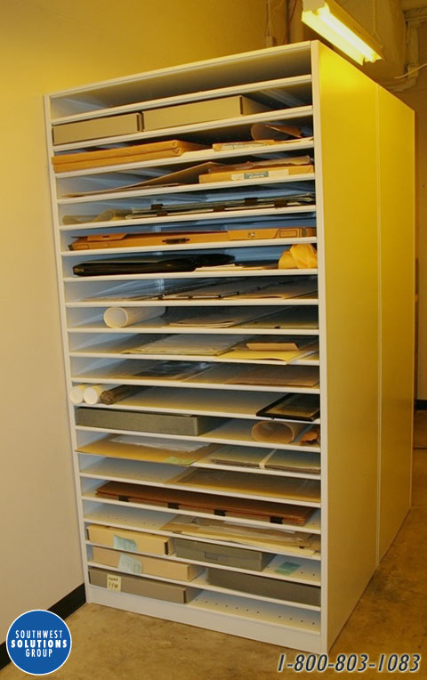 works on paper shelving