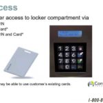 digital keypad card keyless evidence locker