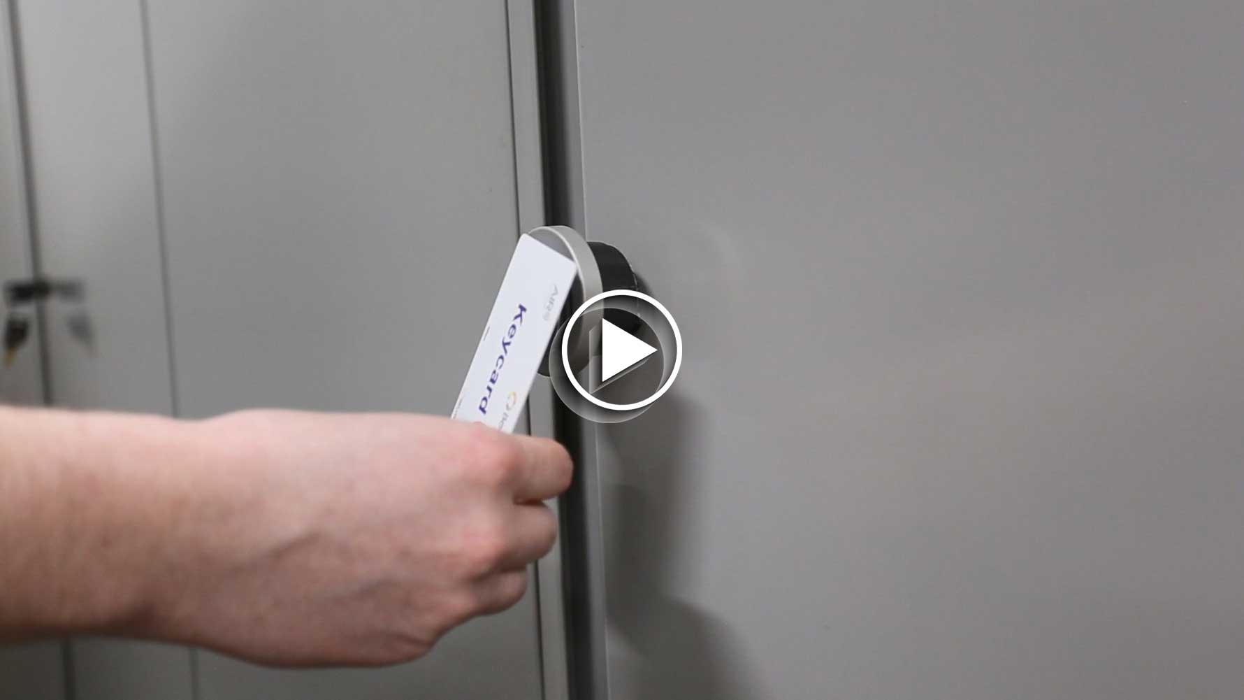 Four-Post Shelving Doors with Digital Locks