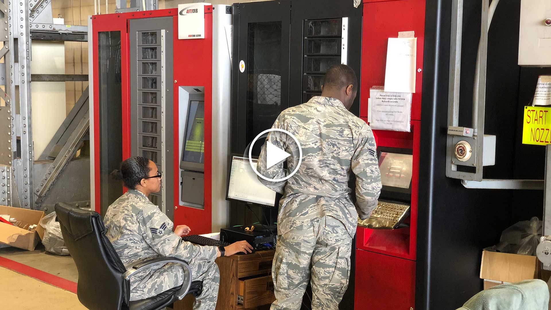 Military Bench Stock Inventory Vending Machine