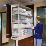 nurse server infection control cabinets