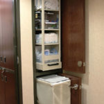 nurse server pass thru patient room cabinets