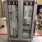 rolling stainless steel medical cabinets