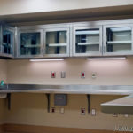 stainless steel healthcare casework tables