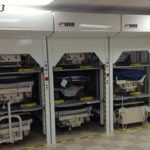 storing hospital beds in less space