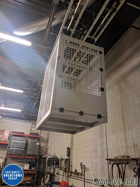 cannabis storage overhead cages
