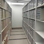 histology storage shelving pathology slides