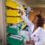hospital par inventory management storage bins